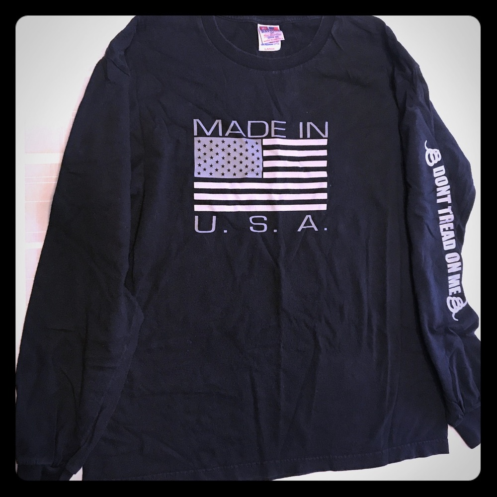 Made In USA long sleeve shirt
